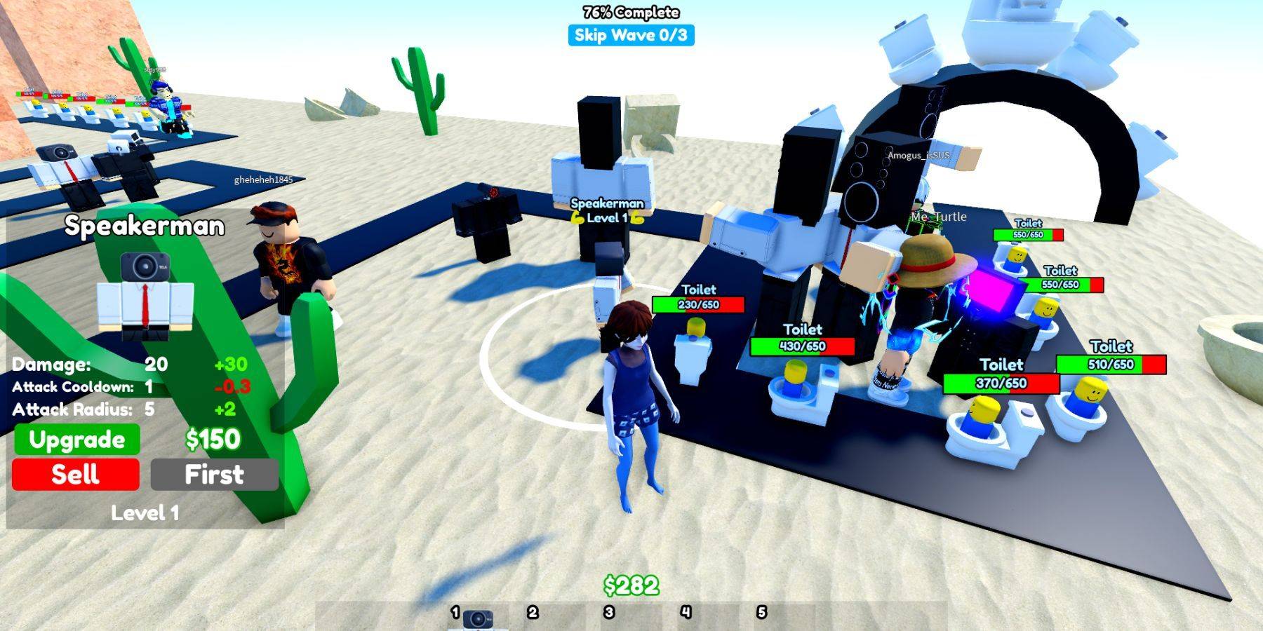 Roblox马桶塔国防代码