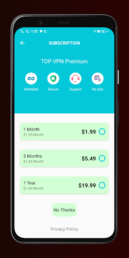 Schermata TopVpn 4