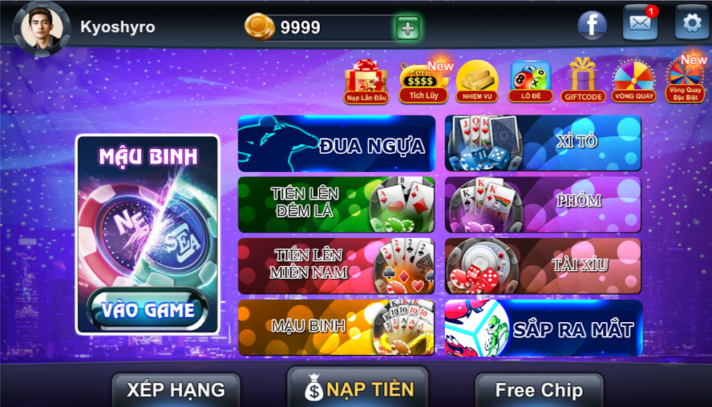 4Play - Mau Binh Online Captura de pantalla 1