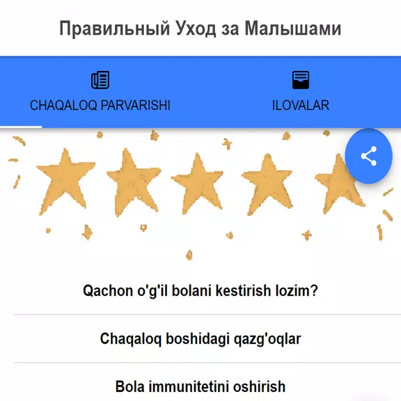 Schermata Chaqaloqlar Sog’lom Parvarishi 1