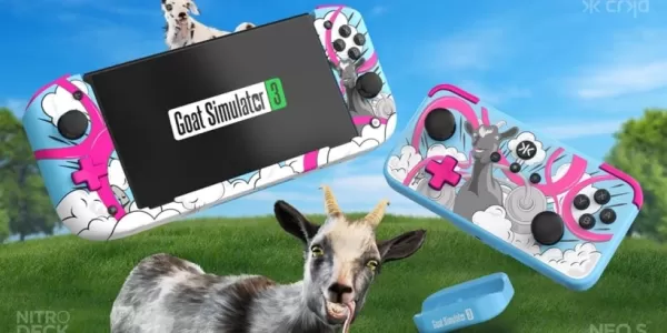 CRKD Ra Mắt Bộ Điều Khiển Chủ Đề Goat Simulator cho Switch và Mobile