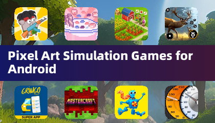 Android用ピクセルアートシミュレーションゲーム