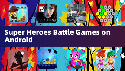 Android用スーパーヒーロー対戦ゲーム