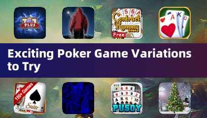 Des variantes passionnantes du poker à essayer