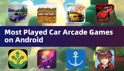 Am meisten gespielte Auto-Arcade-Spiele für Android