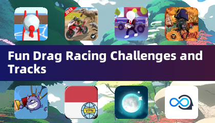 Défis et pistes de course de drag amusants