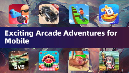 Aventures palpitantes d'arcade pour mobile